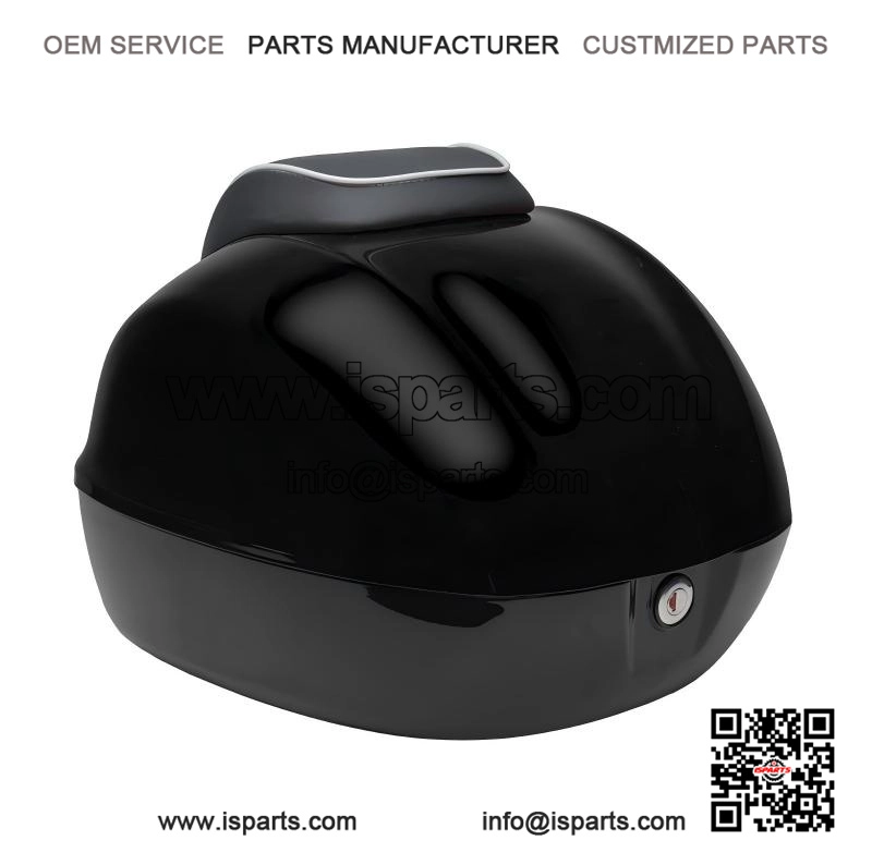 Original Glossy Black Top Case (94 32L) for Vespa Primavera / Sprint / PX 50-125-150.