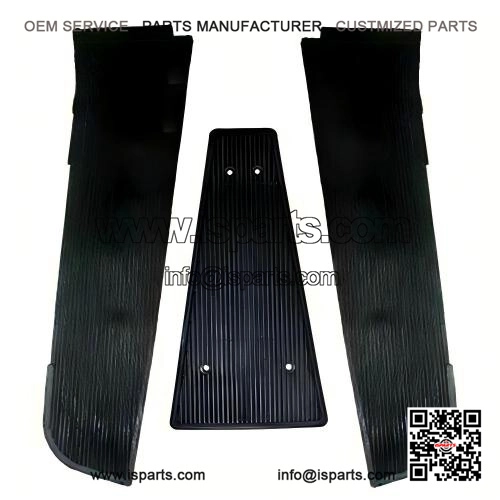 Rubber Floor Mat Set (Left/High/Right with Centre Mat) for Vespa PX, LML, T5 & PE.