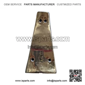 Polished Stainless Steel Centre Floor Mat, Vespa PX, PE, LML 2T, T5 Classic