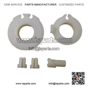 Handlebar Throttle Pulley, Gear Pulley and Cable Stops for LML & VESPA PX.