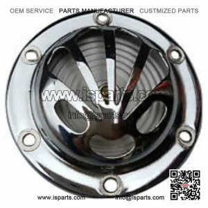 12V Flower-Type AC Chrome Horn for Vespa PX 125/200, VBB, VLB, Sprint, VNB, VBA & Super.