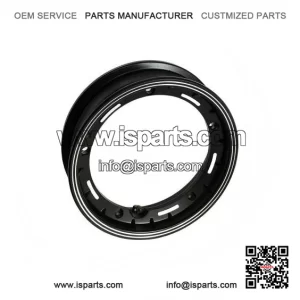 10-Inch Black Alloy Tubeless Wheel Rim for VESPA LML, PX, Sprint & Rally.