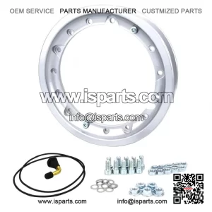 V2.0 Silver Tubeless Split Rims for Vespa PX, T5, LML, RALLY & GT.