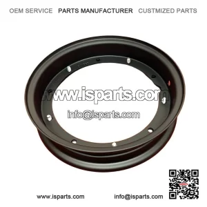 Grade A Black Satin Painted 10-Inch Steel Split Wheel Rims for VESPA PX, PE, PK, T5 & LML.