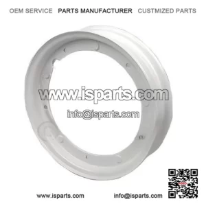 White 10" Split Wheel Rims (3.50-10) for Vespa PX, T5, LML, PK & Rally.