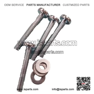 Classic Headset Top Fixing Screw Kit for Vespa PX, LML & T5 ?C Set of 4 Screws with Washers.