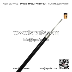 Extra Long Black Friction-Free Throttle Cable with Nipple for Vespa PX 125/150/200.