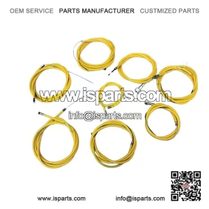 Complete Friction-Free Cable Kit (Non-Disc) for VESPA PX, P, PE, LML, STAR & STELLA.