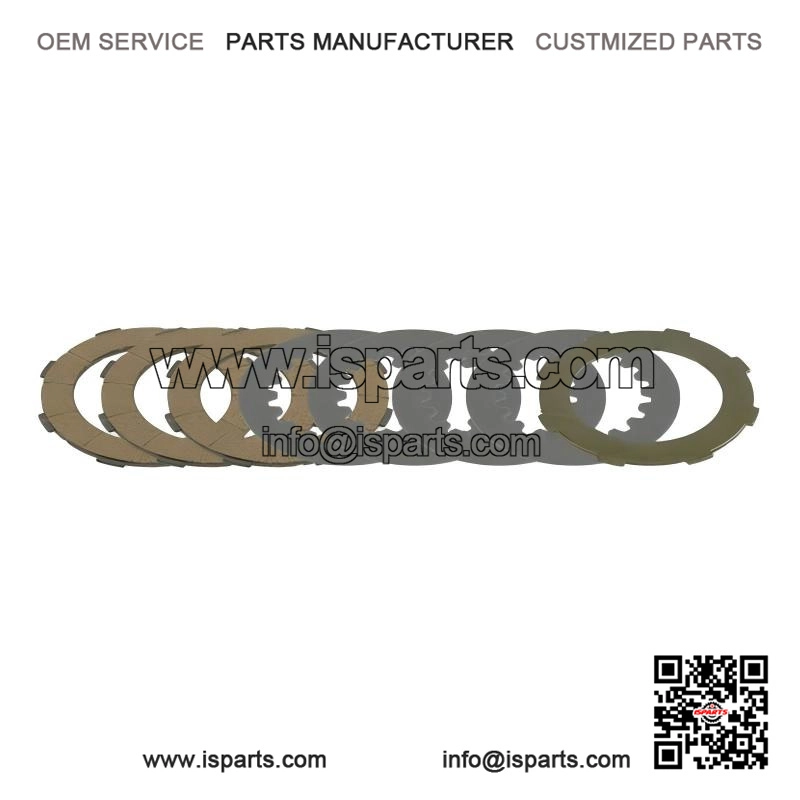 Complete Set of Racing Clutch Plates (FCS0518/3) for Piaggio Vespa PX 150 E FRE.
