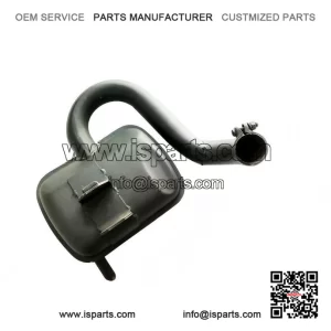Standard Black Exhaust (Original Piaggio Stock) for VESPA PX200, PE & RALLY 200CC.