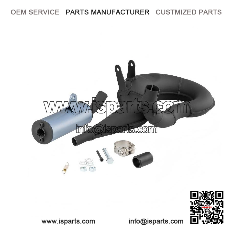 MF3660 Black Power Exhaust, Vespa PX, PE 125, 150 Arcobaleno