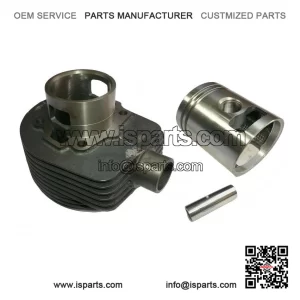 150cc 5?PORT CYLINDER HEAD WITH PISTON ?C For Vespa PX 150, NV, T5, Stella Sport