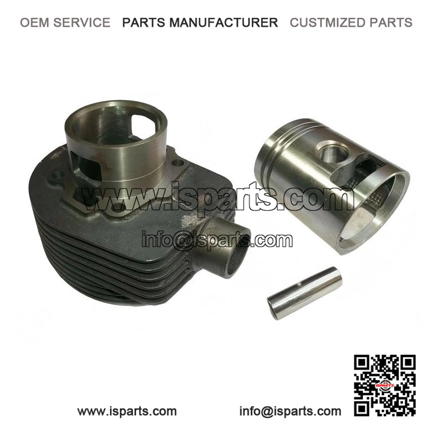 150cc 5?PORT CYLINDER HEAD WITH PISTON ?C For Vespa PX 150, NV, T5, Stella Sport