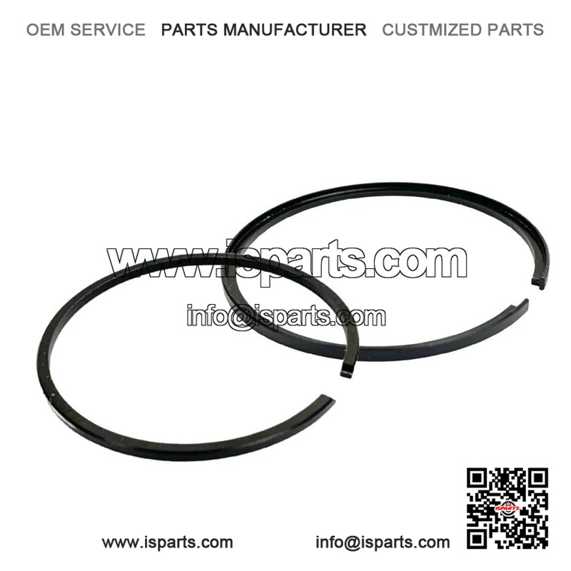 Standard Piston Top (Dykes Ring) & Bottom Rings for Piaggio Vespa PX125.