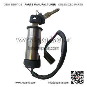 Complete Steering/Ignition Lock Assembly (4-Wire DC) with Key for VESPA PX & LML.