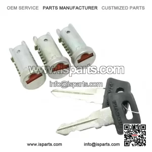 3-Barrel & 2-Key Set (Toolbox, Ignition & Seat) to fit Vespa PX & LML (2T & 4T).