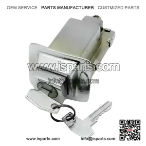 Chrome Plated Seat Lock with 2 Keys ?C Compatible with Vespa PX & PE Models.