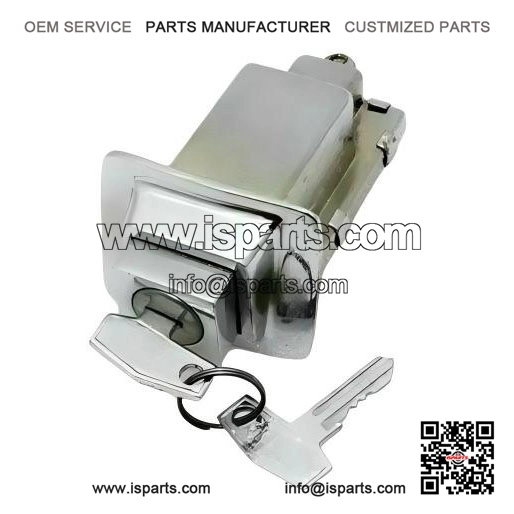Chrome Plated Seat Lock with 2 Keys ?C Compatible with Vespa PX & PE Models.