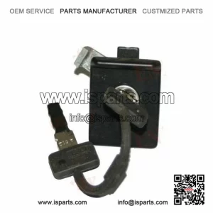 Black Colour Glove/Tool Box Lock Replacement with 2 Keys for Vespa PX, PE 150, LML & NV.
