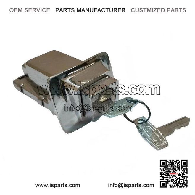 Chrome Plated Seat Lock with 2 Keys ?C Compatible with Vespa PX, PE & LML.