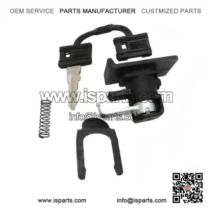 Brand New Black Tool Box Lock for VESPA PX 200, LML, NV & STAR.