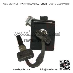 Black Colour Glove / Tool Box Lock Replacement with 2 Keys for Vespa PX, PE 150, LML & NV (AEs).
