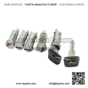 Set of 5 Barrel Locks for Vespa PX, Lusso, T5 & PK.