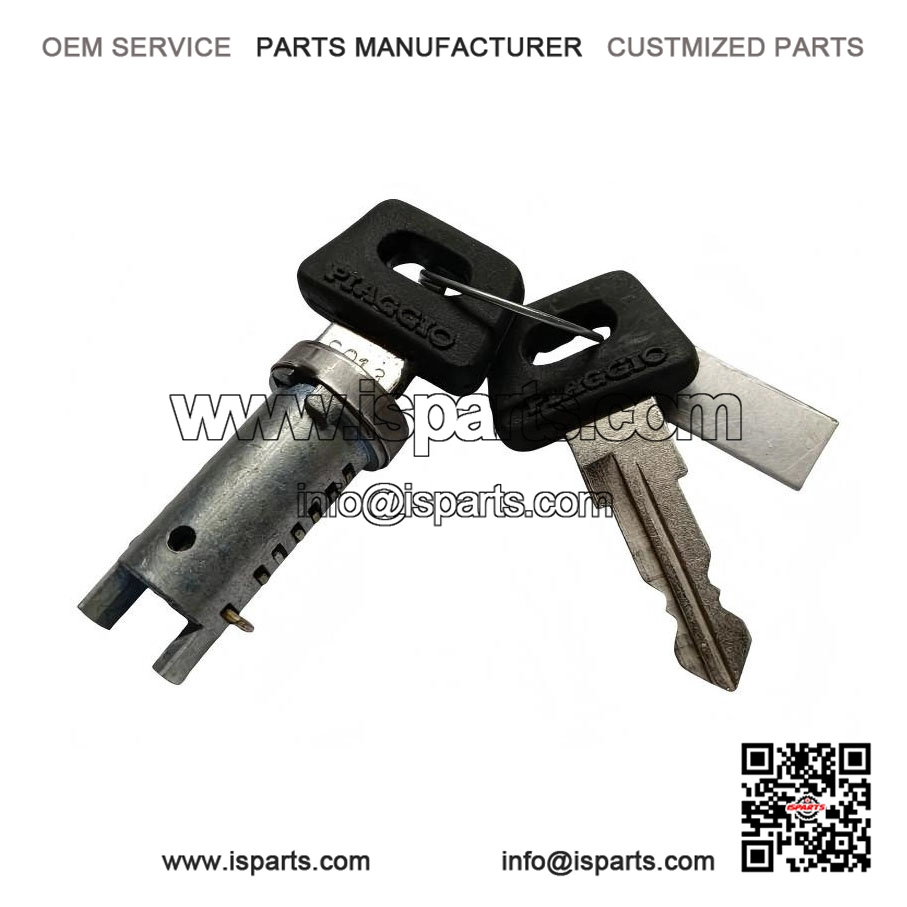 1-Barrel 2-Key Lock Set for New Vespa PX, T5, PK S/XL, LML, STAR & STELLA.