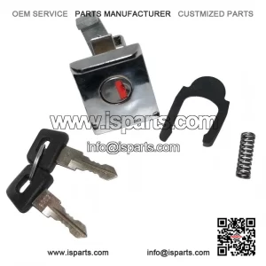CHROME?PLATED GLOVE / TOOL BOX LOCK WITH 2 KEYS ?C For Vespa PX, PE 150, LML NV