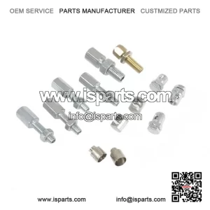 Set of 13 Cable Adjuster / Nipple / Trunnion / Top Hat Parts (#17A30) for Vespa PX, P, PE, LML & Stella.