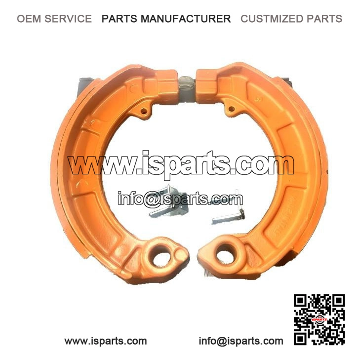 Orange Front or Rear Brake Shoes for Vespa PX.
