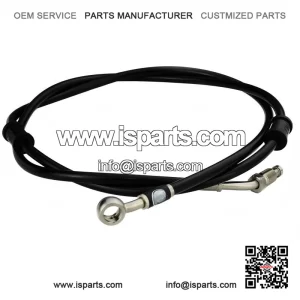Black Front Brake Hose for Vespa PX & T5.
