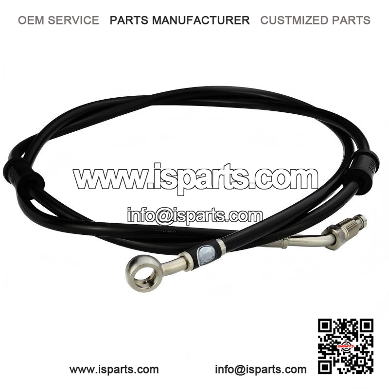 Black Front Brake Hose for Vespa PX & T5.