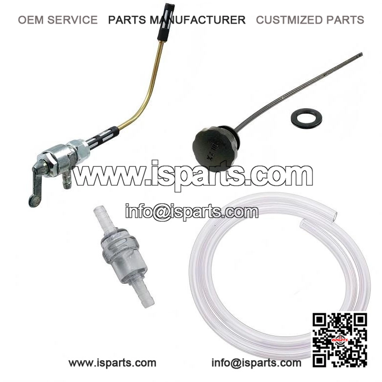 Fuel System Set: Fuel Tap Filter, Hose Clamp & Gas Cap ?C fits Ciao, SC, PX 50 FL/P etc.