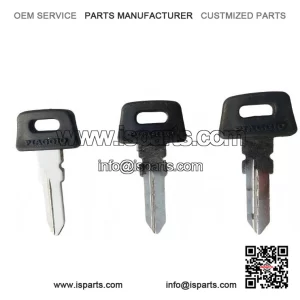 3 x Blank Keys to fit Piaggio Vespa ?C fits PK XL/XL2, PX Lusso & T5.