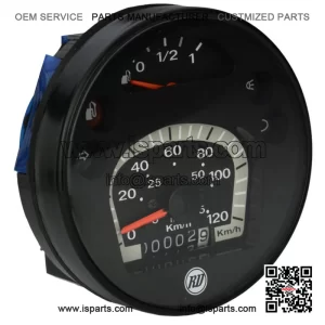 Black Edition Speedometer (Since 2001) for Vespa PX125, PX150 & PX200.