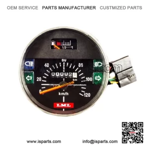 Speedometer (120 Km/h) with Odometer & Fuel Meter for Vespa PX, P125X, P150X & LML Star.
