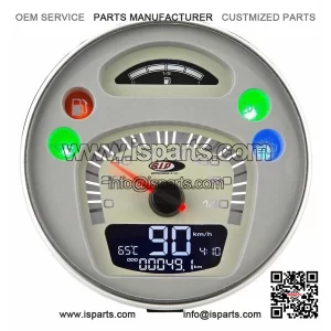 Digital LCD Speedometer with Rev Counter 2.0 for VESPA PX125E, PX150E & PX200E.