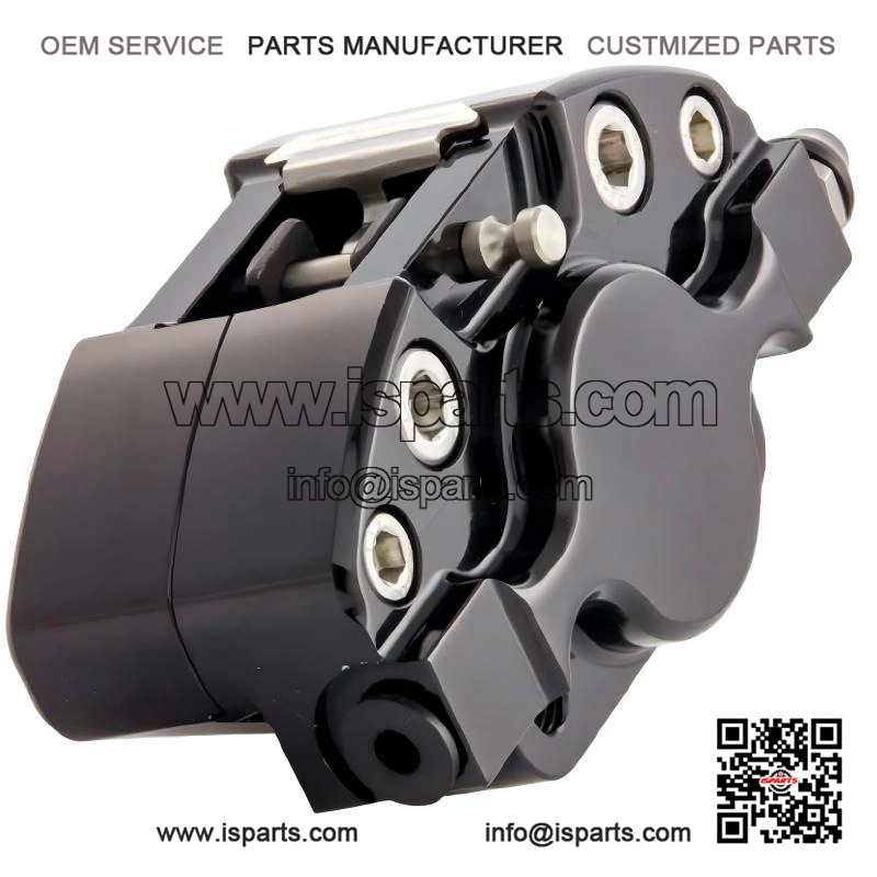 Gloss Black Anodised Brake Calliper for Vespa PX & T5.