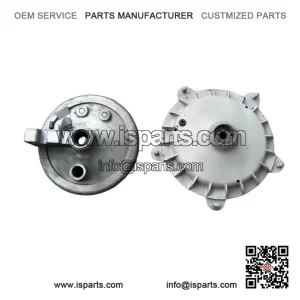 Vintage Piaggio Front Hub & Brake Backplate for Vespa PE/PX, 16mm Axle, PN 174032 / 183433