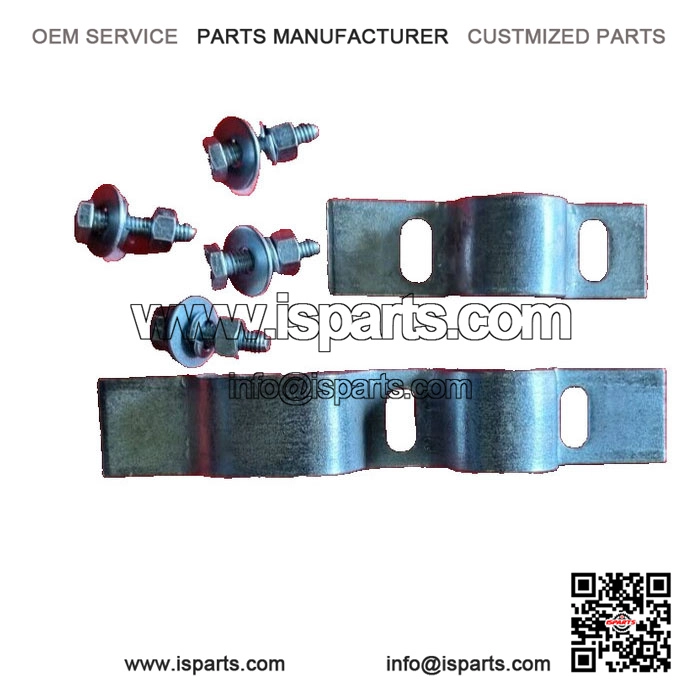 Centre Stand Brackets with Fixing Bolts & Nuts for Vespa PX & LML.