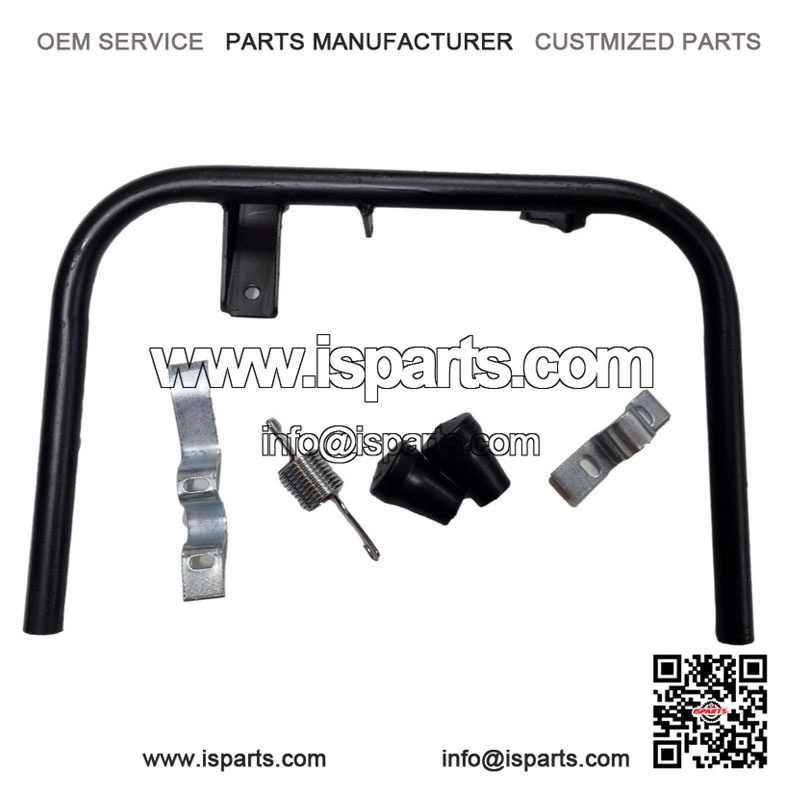 Classic Black Centre Stand with Shoes & Brackets for VESPA PX, LML 2T & T5.