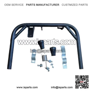 Black Center Stand (10") with Extra Thick Tube ?C Highly Reinforced Kit for VESPA PX & LML.