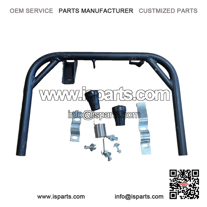 Black Center Stand (10") with Extra Thick Tube ?C Highly Reinforced Kit for VESPA PX & LML.