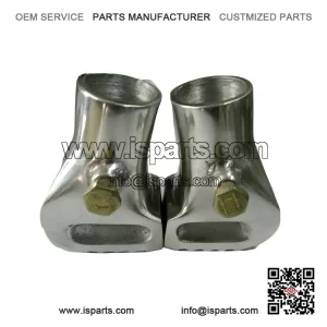 Brand New Pair of Polished Alloy Stand Feet for Vespa PX, P125X, PX200, T5, LML & PK.