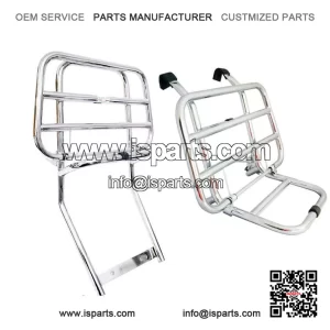 Chrome Luggage Rack for Piaggio Vespa PX 125/150/200.