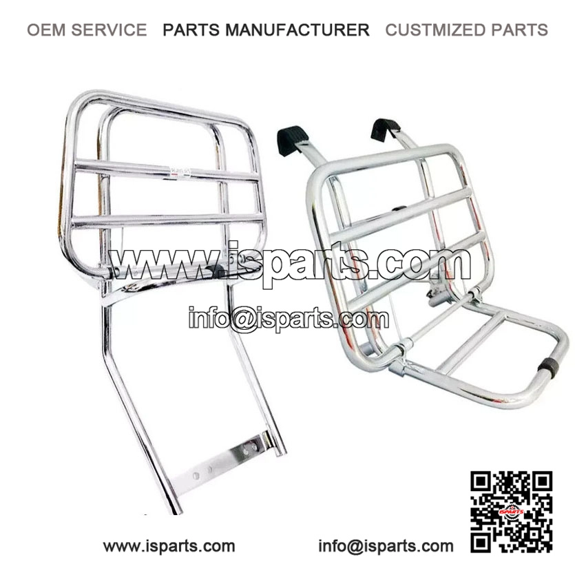 Chrome Luggage Rack for Piaggio Vespa PX 125/150/200.
