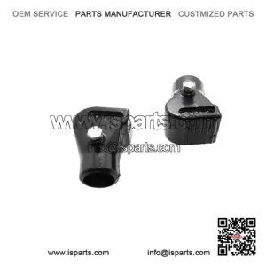 Brand New Pair of Black Alloy Stand Feet for VESPA PX, T5 & LML (#VP456).