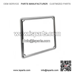 Chrome European License Plate Frame 185??185 mm, Vespa PX 125-150-200
