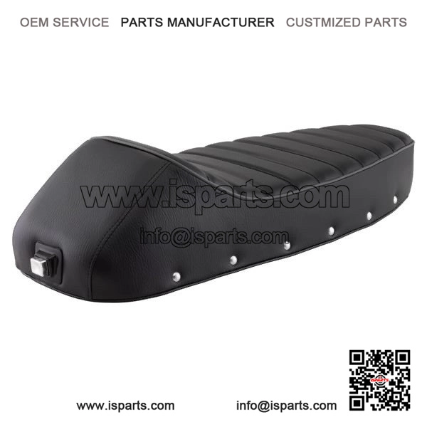 Sports Seat with Black & Grey Trim for VESPA PX, PE & T5 CLASSIC (1977-2016).
